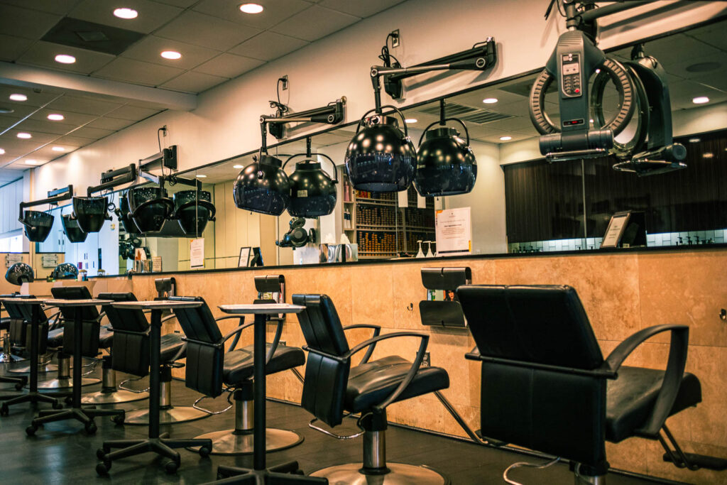 picture of inside of oak street hair group