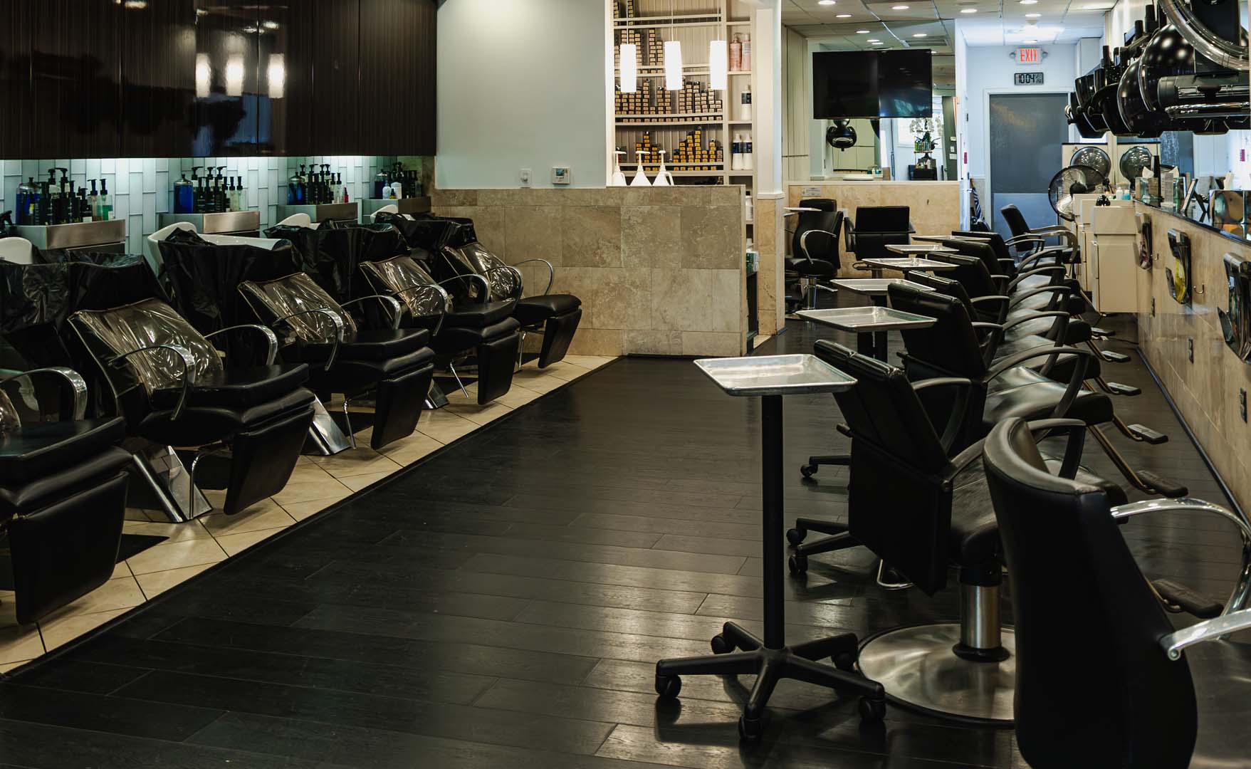 picture of inside of oak street hair group 2